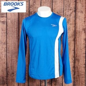 Brooks Running Equilibrium Technology Reflective Trim Long Sleeve Athletic Shirt